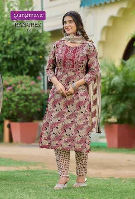 Rangmaya Rangrez Cotton Readymade Suit (8 pcs Catalogue)
