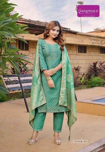 Rangmaya Tisya Chanderi Readymade Suit (8 pcs Catalogue)