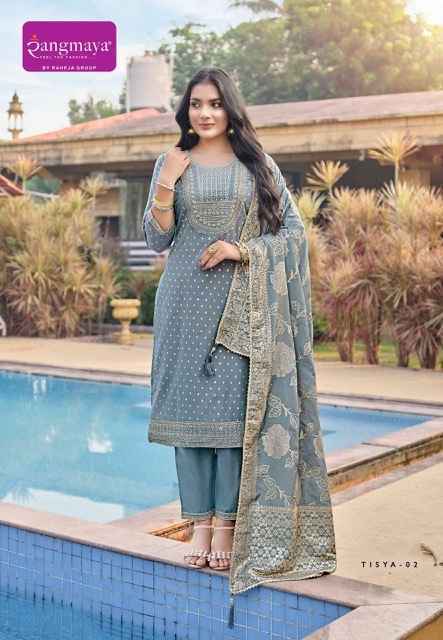 Rangmaya Tisya Chanderi Readymade Suit (8 pcs Catalogue)