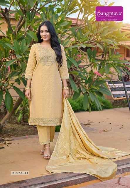 Rangmaya Tisya Chanderi Readymade Suit (8 pcs Catalogue)
