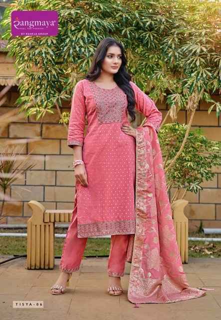 Rangmaya Tisya Chanderi Readymade Suit (8 pcs Catalogue)