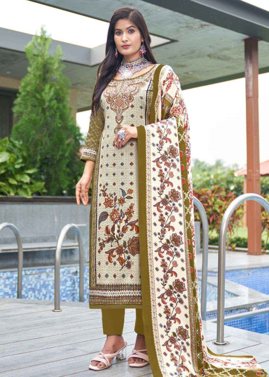 Roli Moli Creation Shahin Pashmina Dress Material (8 pcs Catalogue)