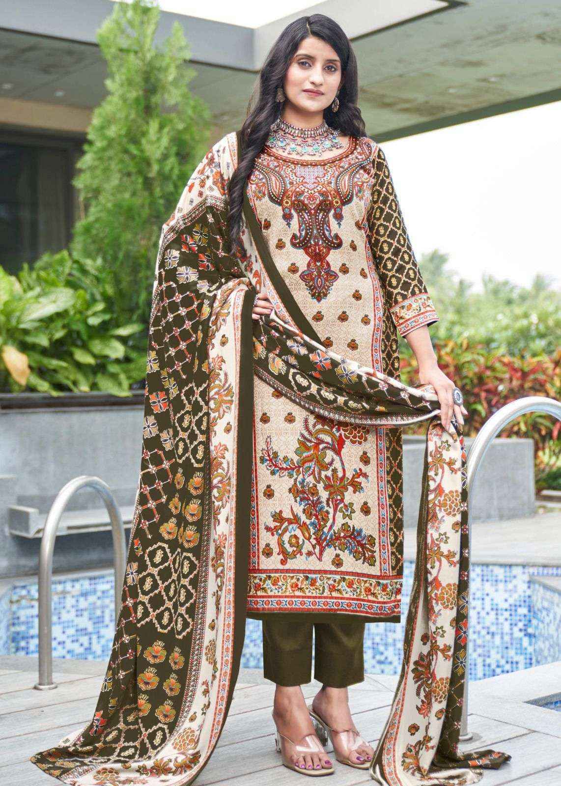 Roli Moli Creation Shahin Pashmina Dress Material (8 pcs Catalogue)