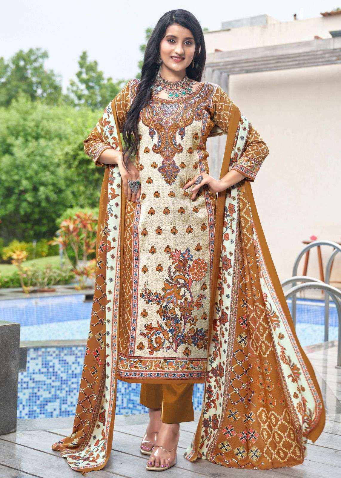 Roli Moli Creation Shahin Pashmina Dress Material (8 pcs Catalogue)