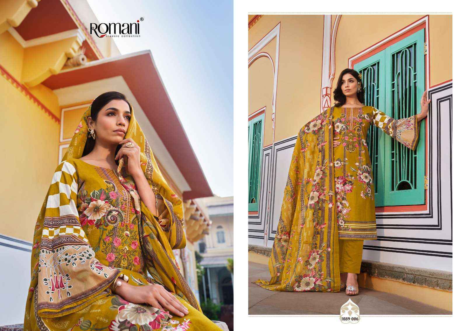 Romani Aarzu Vol-6 Cotton Dress Material (8 pcs Catalogue)