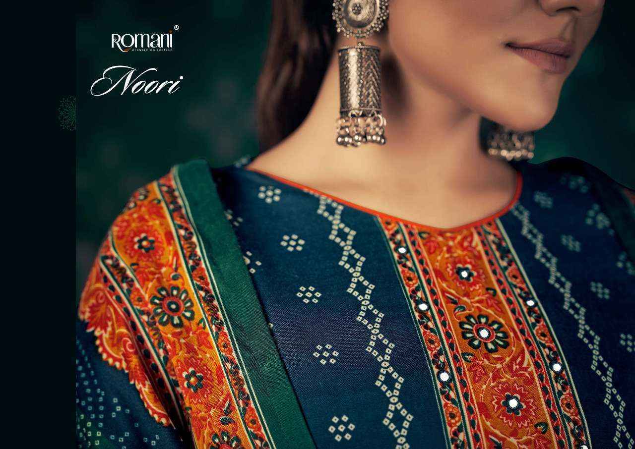 Romani Noori Pashmina Dress Material (10 pcs Catalogue)