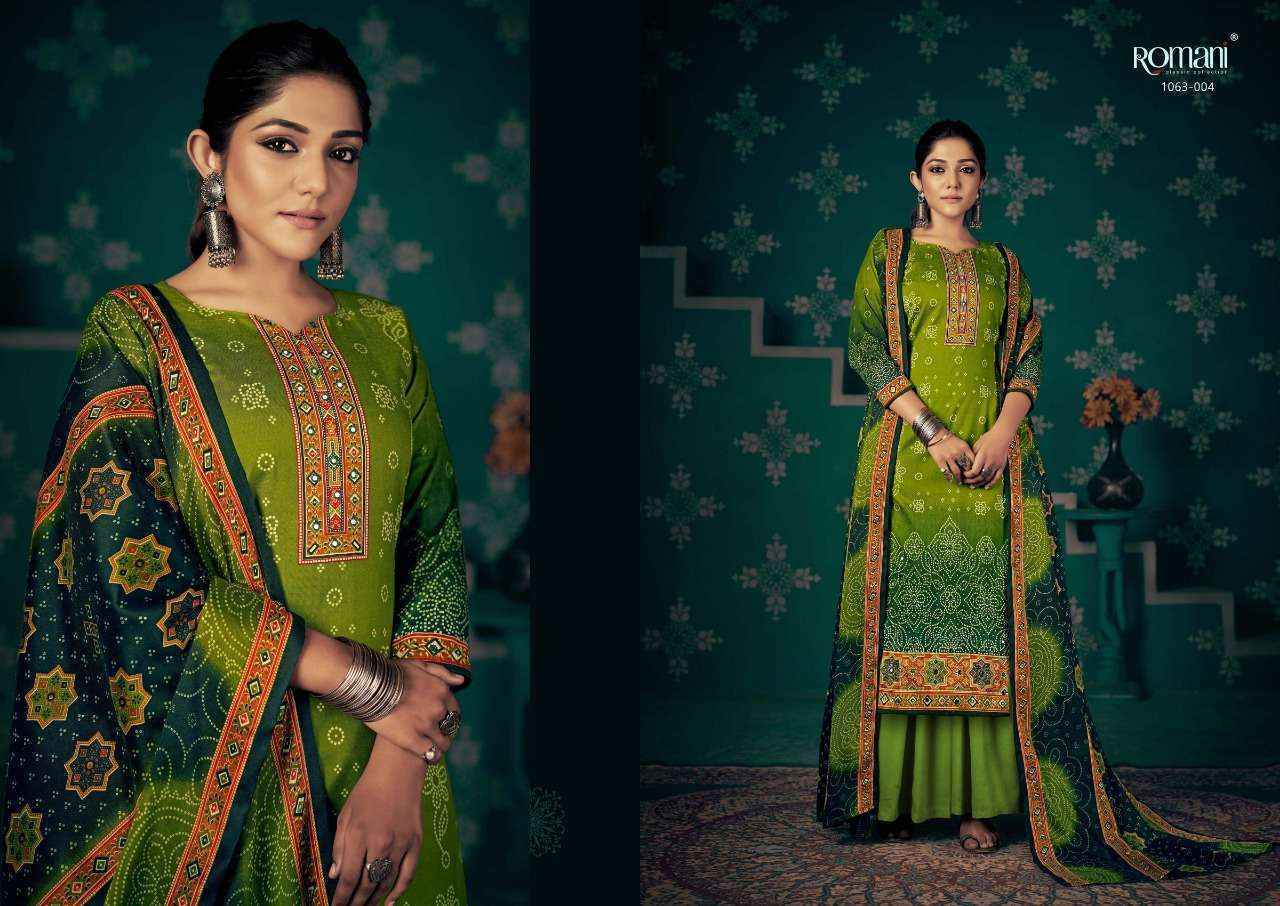 Romani Noori Pashmina Dress Material (10 pcs Catalogue)