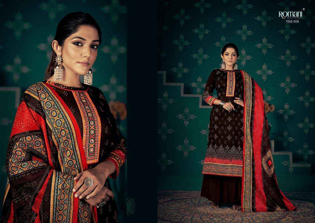 Romani Noori Pashmina Dress Material (10 pcs Catalogue)
