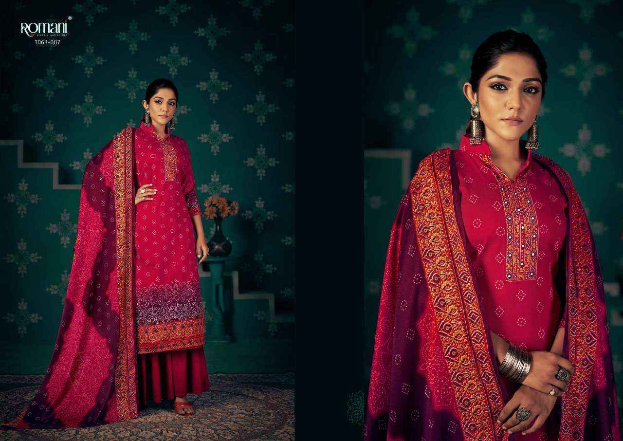 Romani Noori Pashmina Dress Material (10 pcs Catalogue)