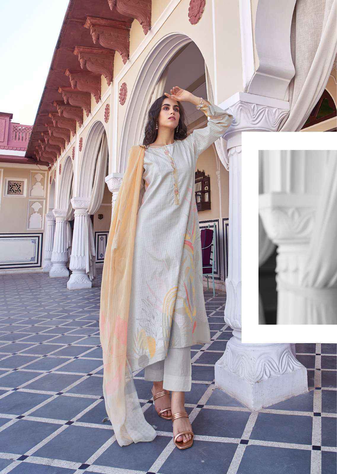 Sadhana Fashion The Zen Collection Linen Cotton Dress Material Wholesale  Online Mumbai