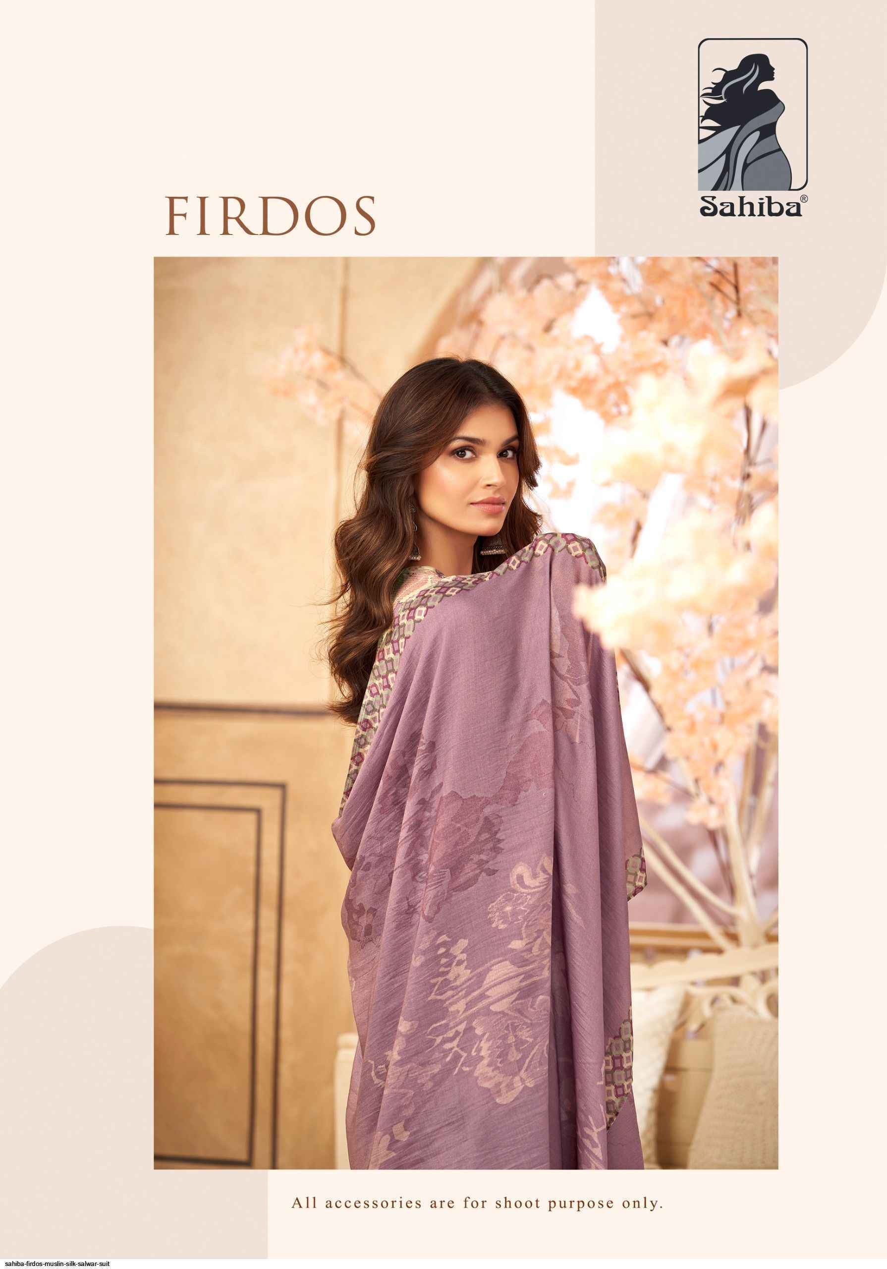 Sahiba Firdos Musline Silk Dress (4 pcs Catalogue)