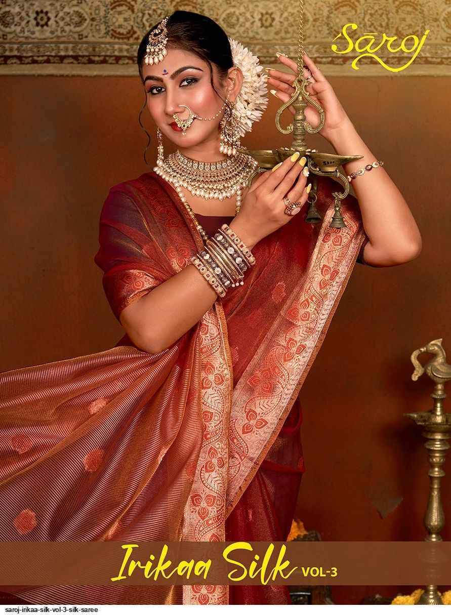 Saroj Irikaa Silk Vol-3 Silk Saree (6 pcs Catalogue)