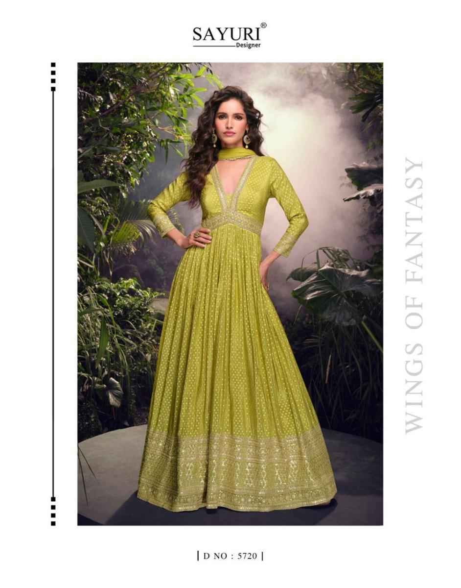 Sayuri Designer Lakshita Readymade Viscouse Dress (3 pcs Catalogue)