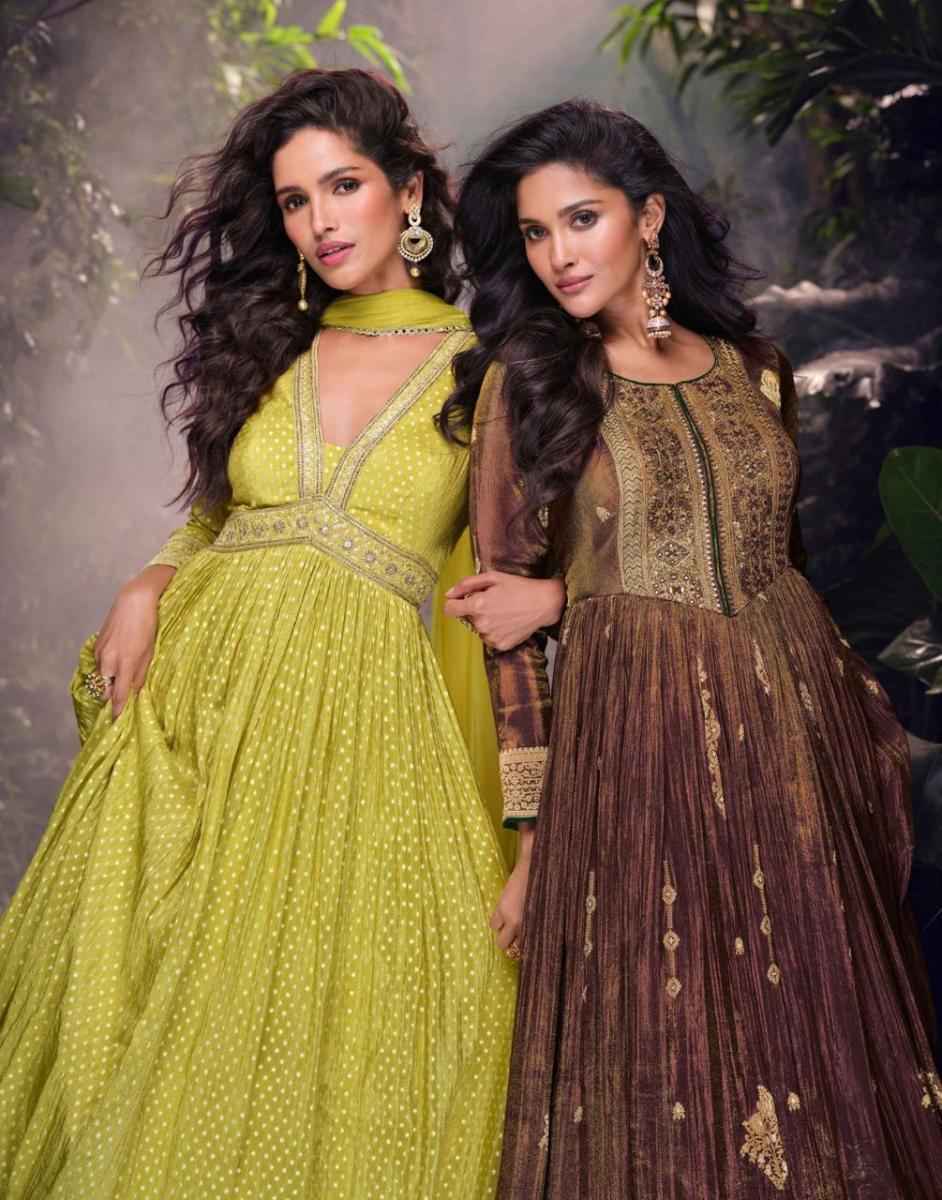 Sayuri Designer Lakshita Readymade Viscouse Dress (3 pcs Catalogue)