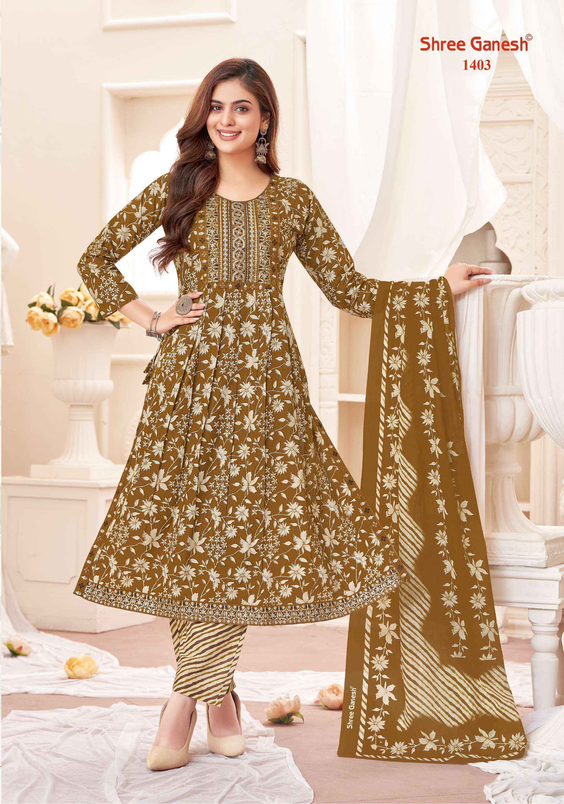 Shree Ganesh Zaara Vol-4 Cotton Readymade Suit (9 pcs Catalogue)