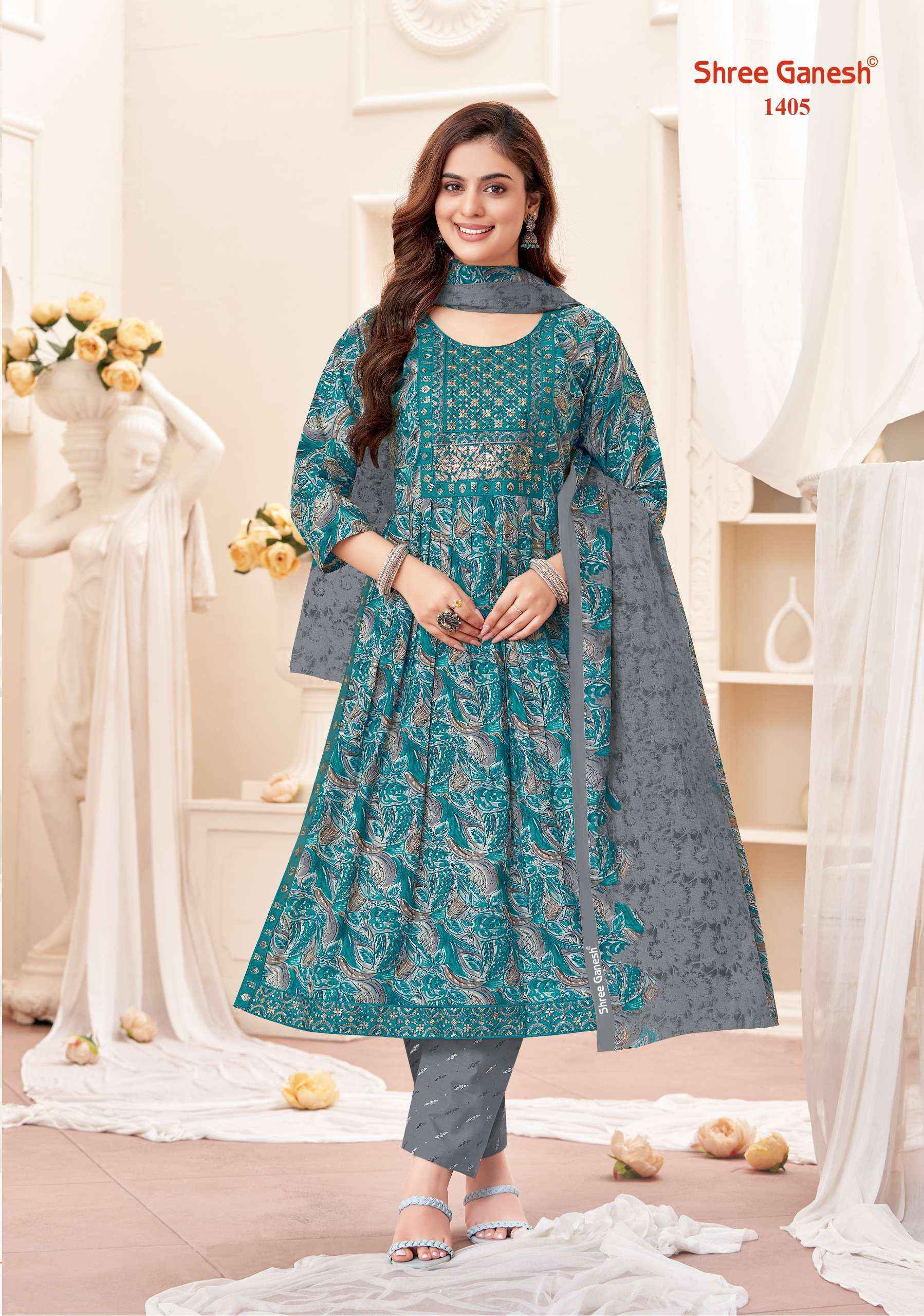 Shree Ganesh Zaara Vol-4 Cotton Readymade Suit (9 pcs Catalogue)