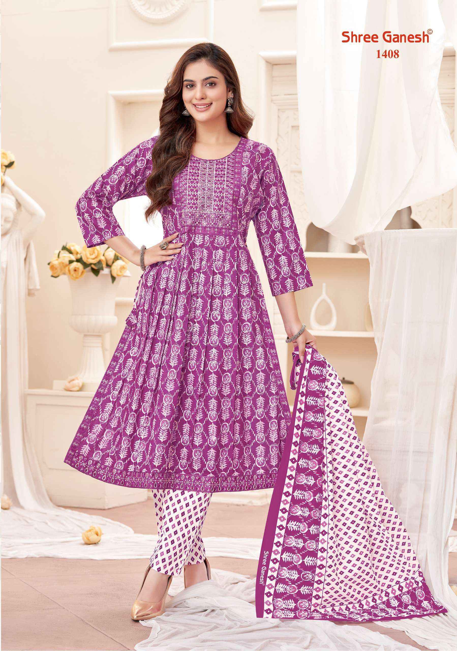 Shree Ganesh Zaara Vol-4 Cotton Readymade Suit (9 pcs Catalogue)
