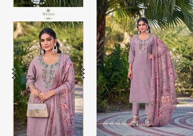 Shreen Alexa Vol-6 Readymade Roman Silk Dress (5 pcs Catalogue)