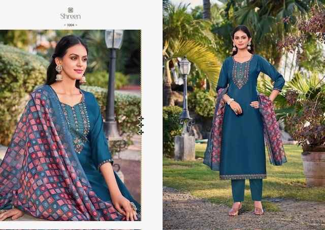 Shreen Alexa Vol-6 Readymade Roman Silk Dress (5 pcs Catalogue)