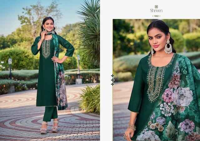 Shreen Alexa Vol-6 Readymade Roman Silk Dress (5 pcs Catalogue)