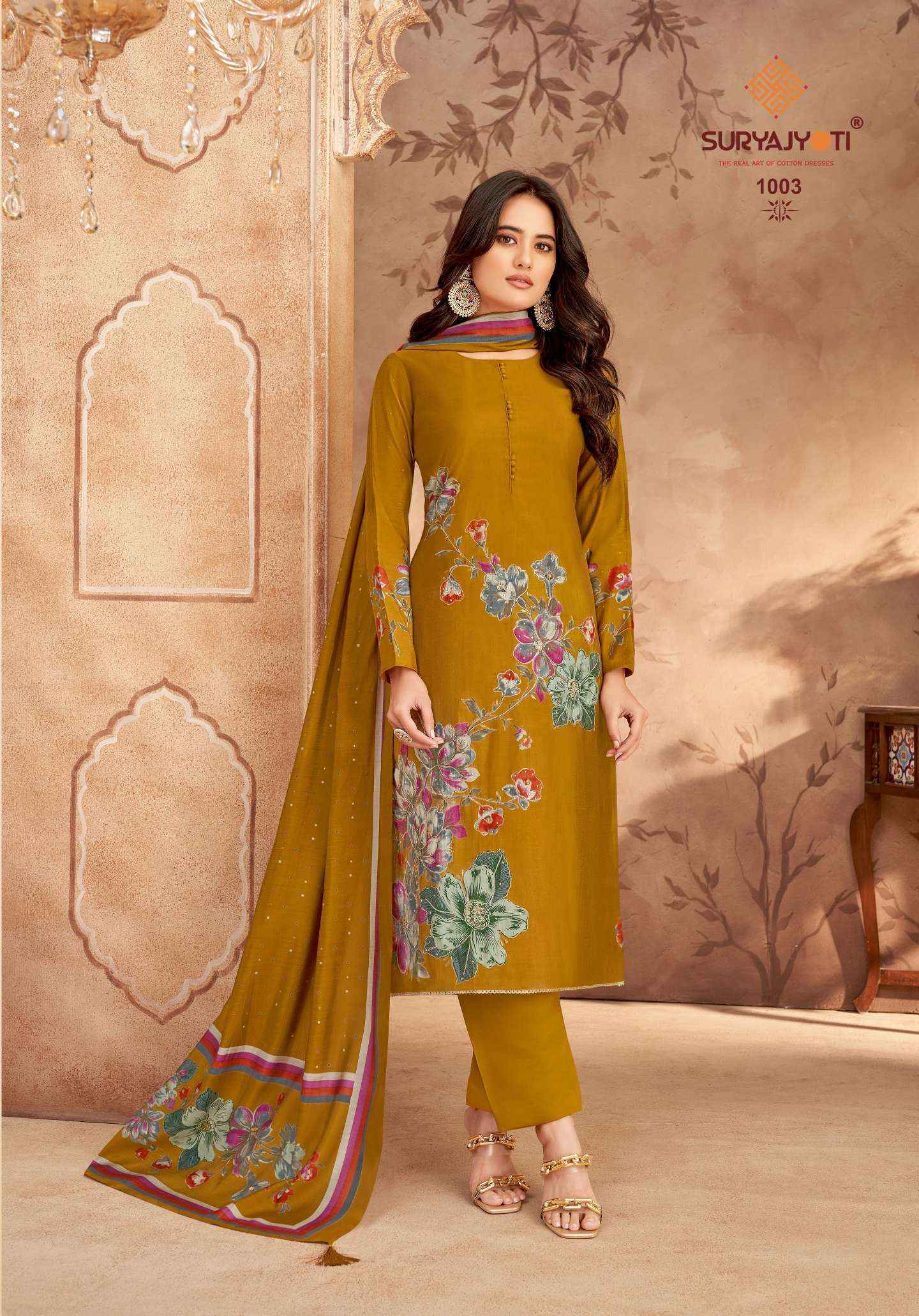 Suryajyoti Kavya Vol-1 Modal Dress Material (6 pcs Catalogue)