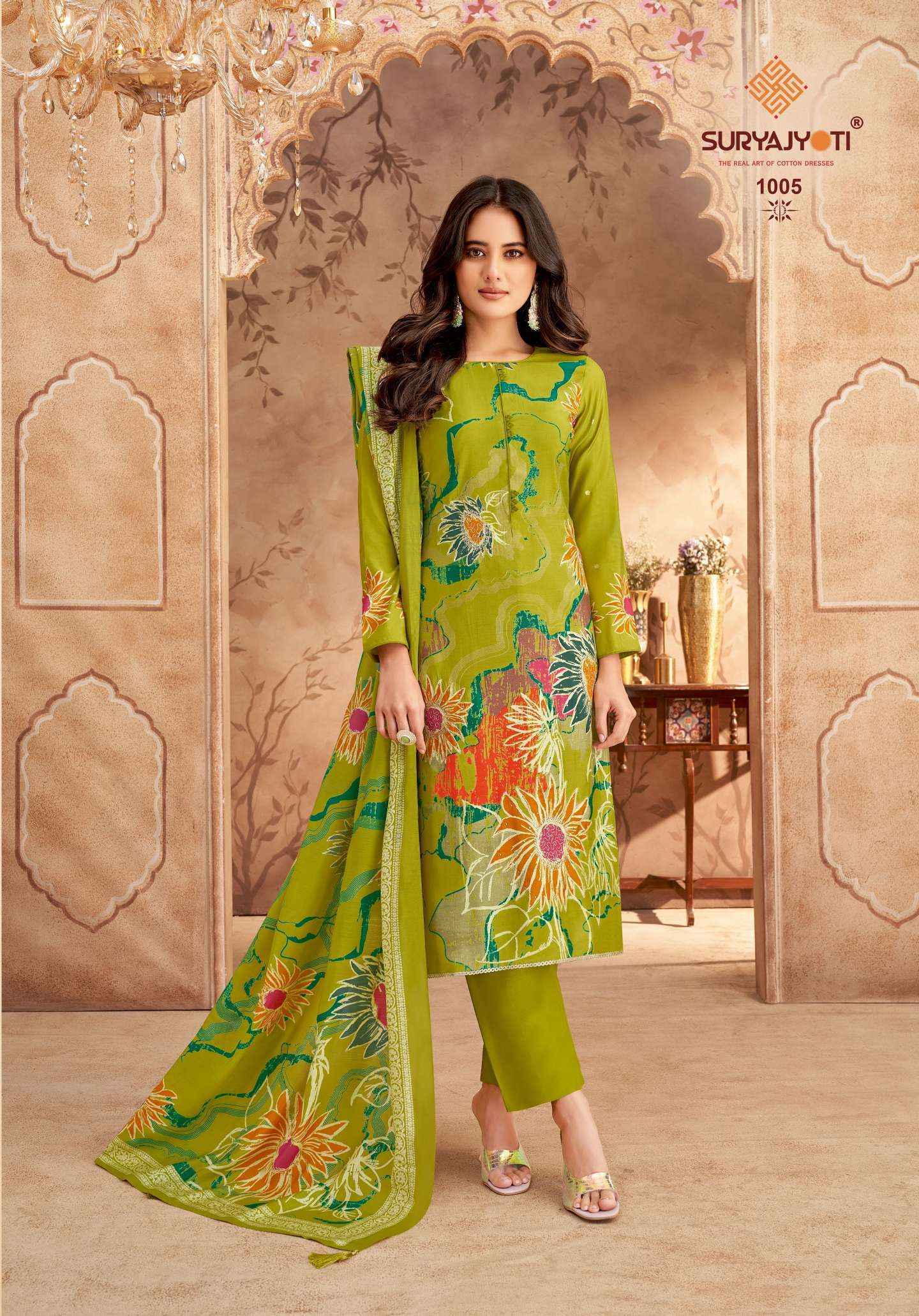 Suryajyoti Kavya Vol-1 Modal Dress Material (6 pcs Catalogue)