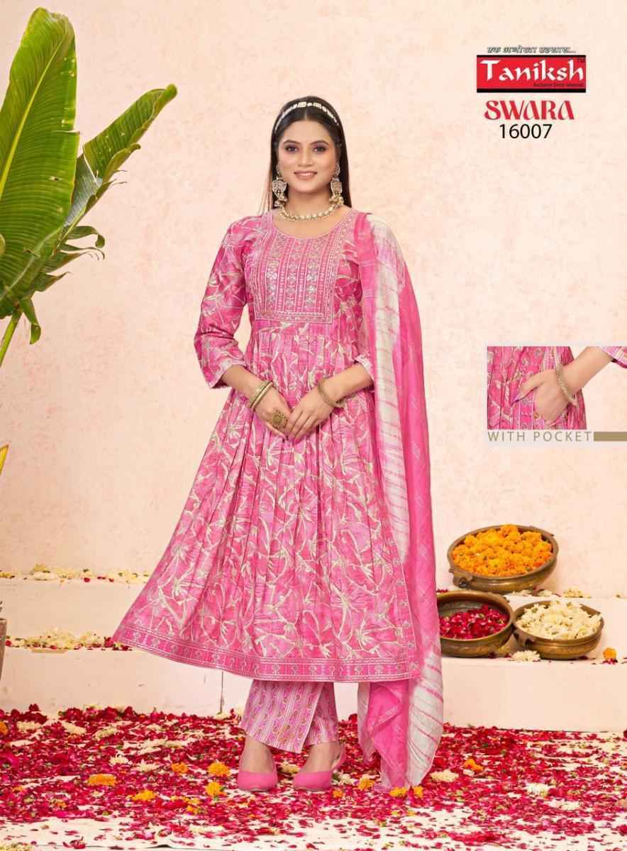Taniksh Swara Vol-16 Reyon Readmade Suit (8 pcs Catalogue)