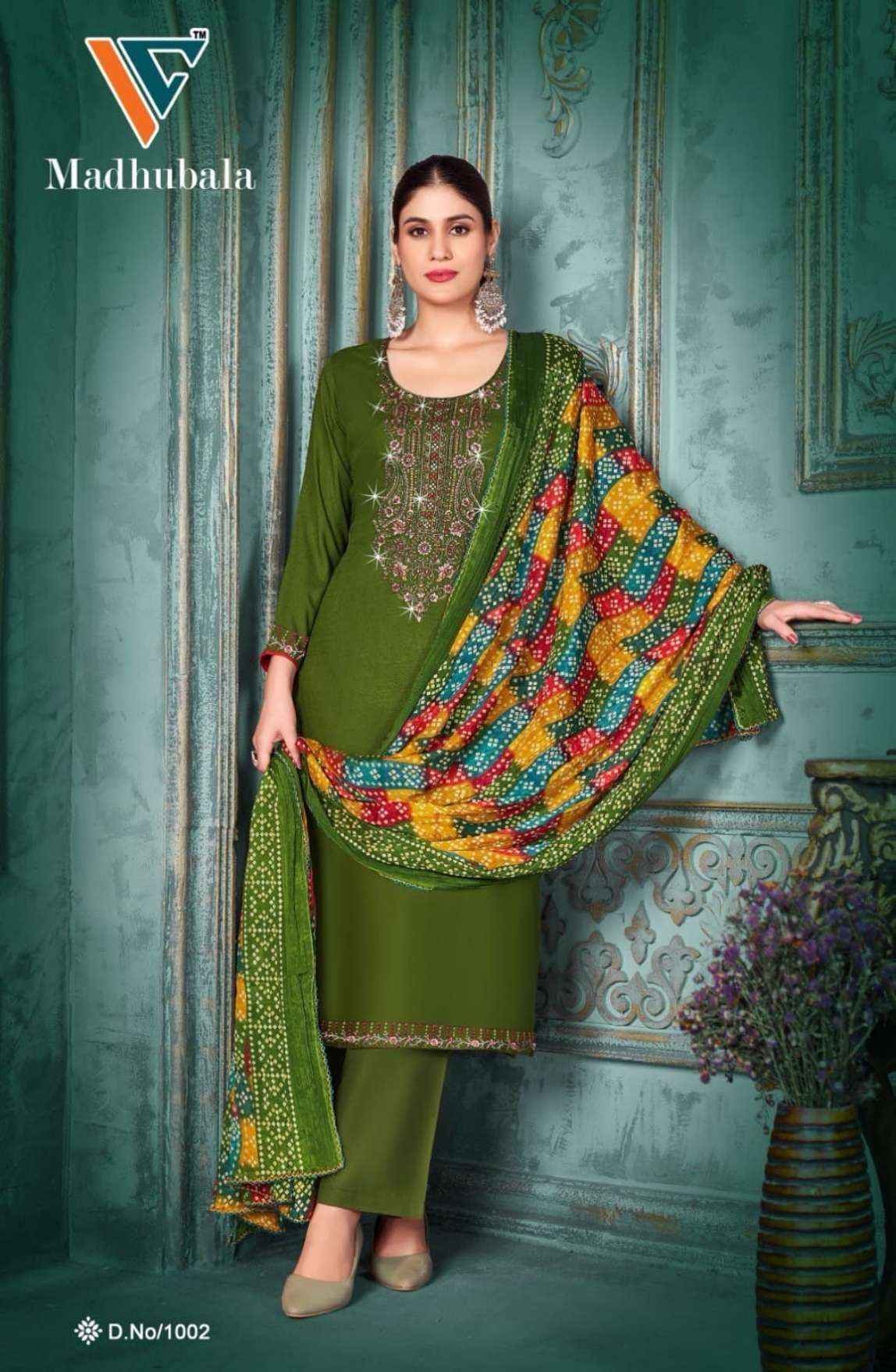 Vandana‎ Creation Madhubala Vol 1 Rayon Dress Material 8 pcs Catalogue