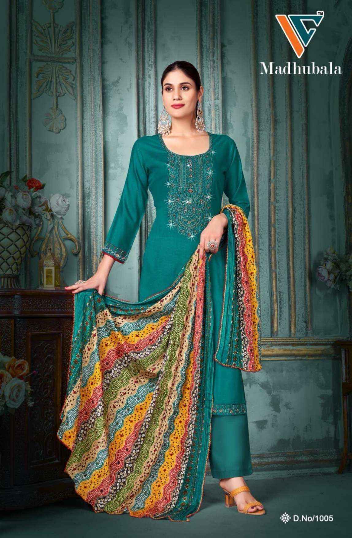 Vandana‎ Creation Madhubala Vol 1 Rayon Dress Material 8 pcs Catalogue