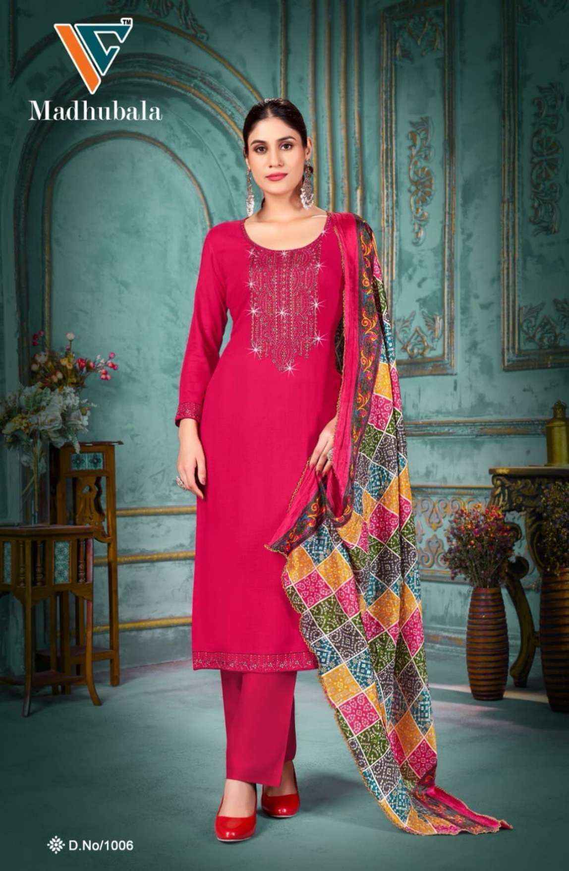 Vandana‎ Creation Madhubala Vol 1 Rayon Dress Material 8 pcs Catalogue