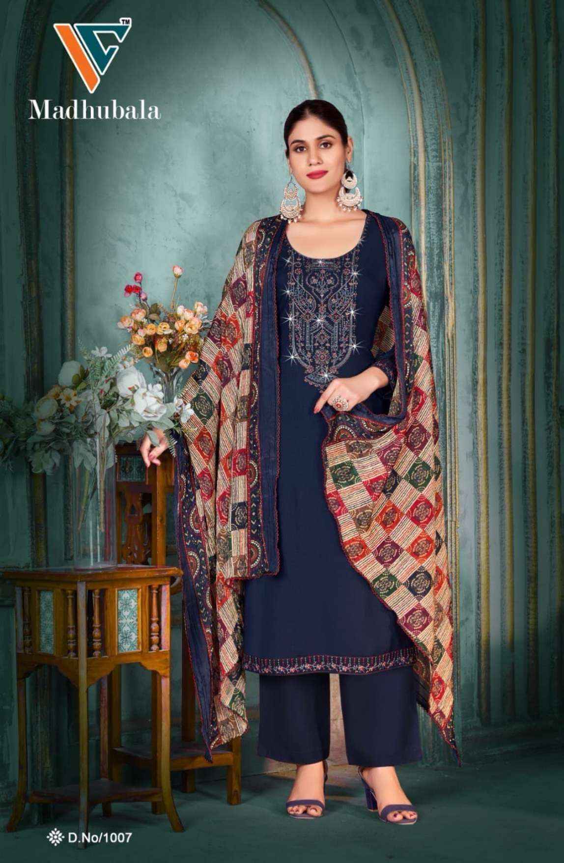 Vandana‎ Creation Madhubala Vol 1 Rayon Dress Material 8 pcs Catalogue