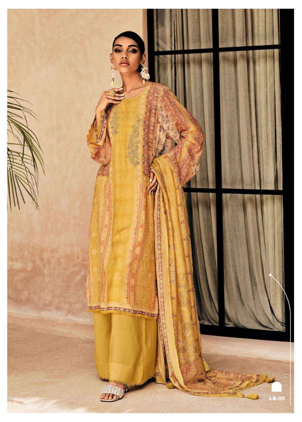 Varsha Libaas Crape Dress Material (5 pcs Catalogue)