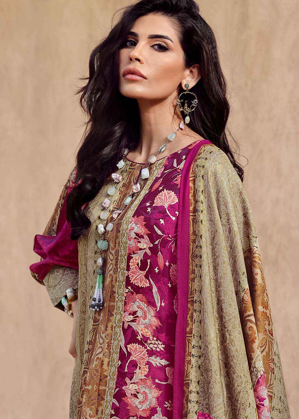 Varsha Libaas Crape Dress Material (5 pcs Catalogue)
