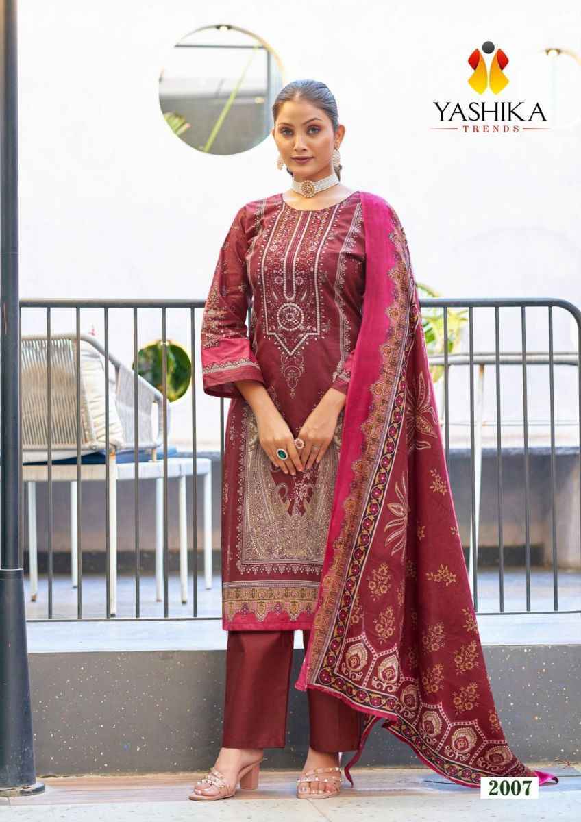 Yashika Trends Naira C Cotton Dress Material (8 pcs Catalogue)