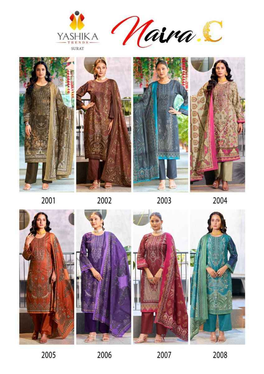 Yashika Trends Naira C Cotton Dress Material (8 pcs Catalogue)