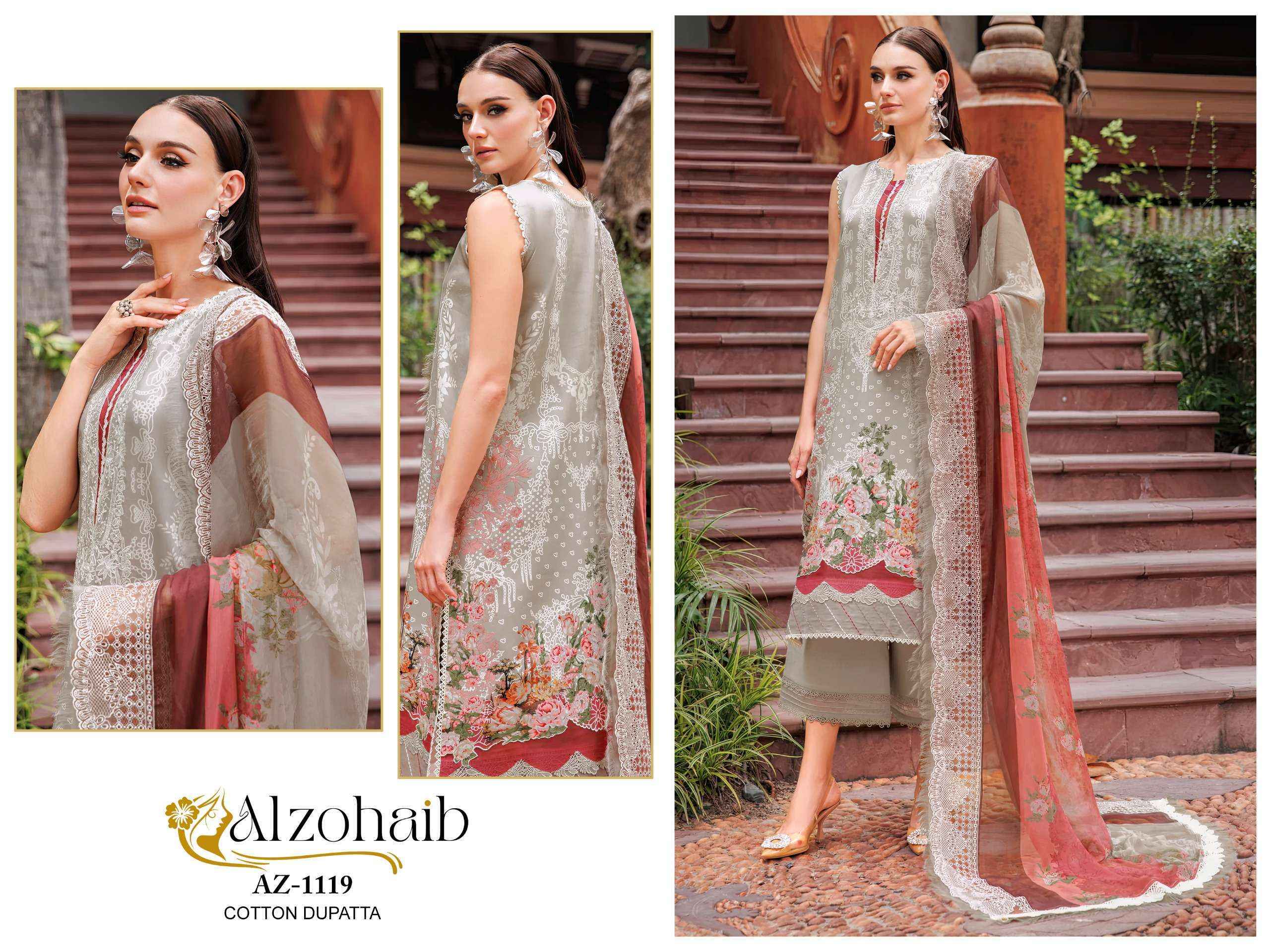 Al Zohaib M Basic Cotton Dress Material (4 pcs Catalogue)