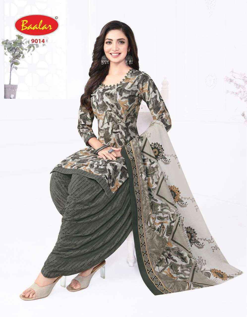 Baalar Cristal Patiyala Vol-9 Cotton Dress Material (15 pcs Catalogue)