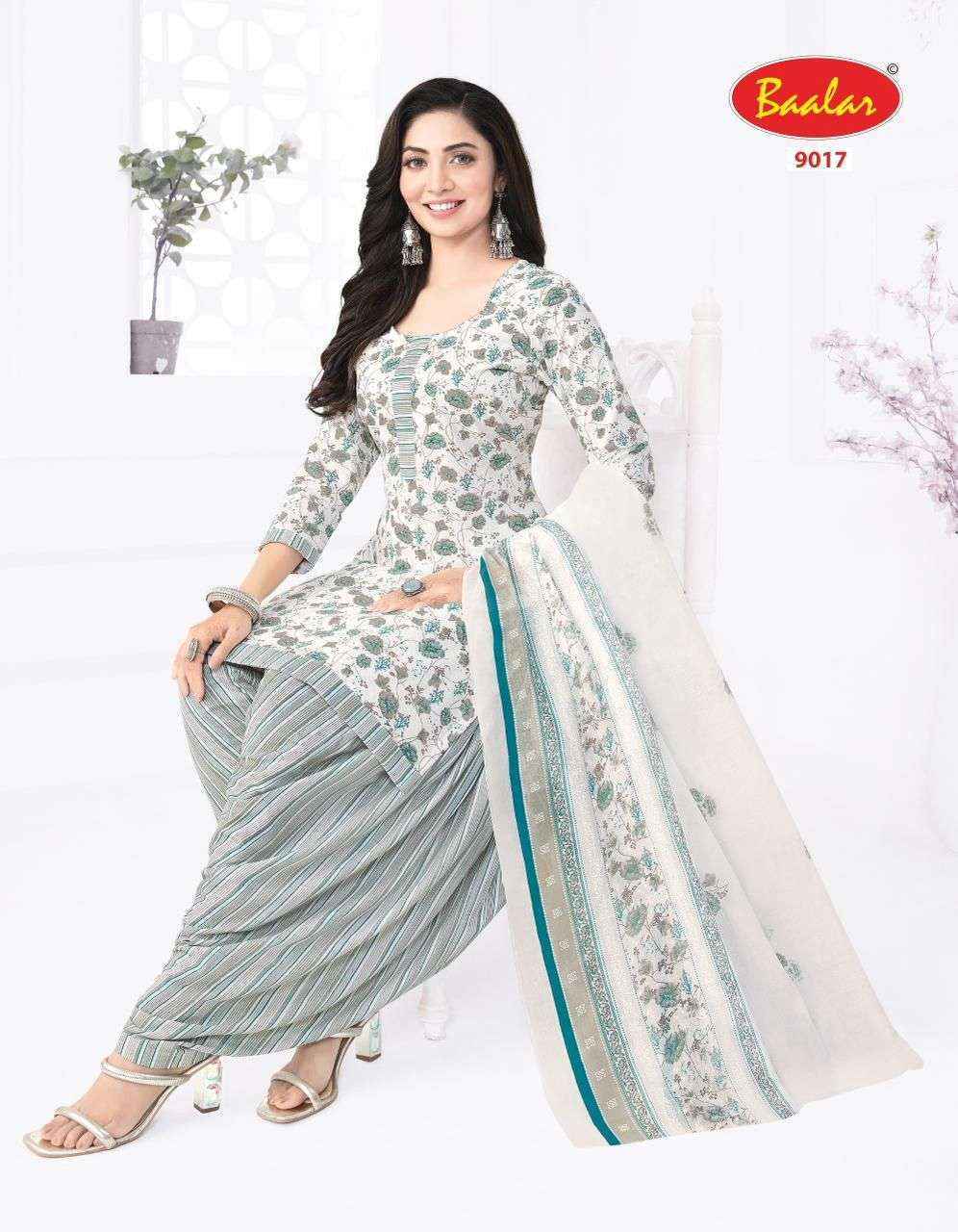 Baalar Cristal Patiyala Vol-9 Cotton Dress Material (15 pcs Catalogue)
