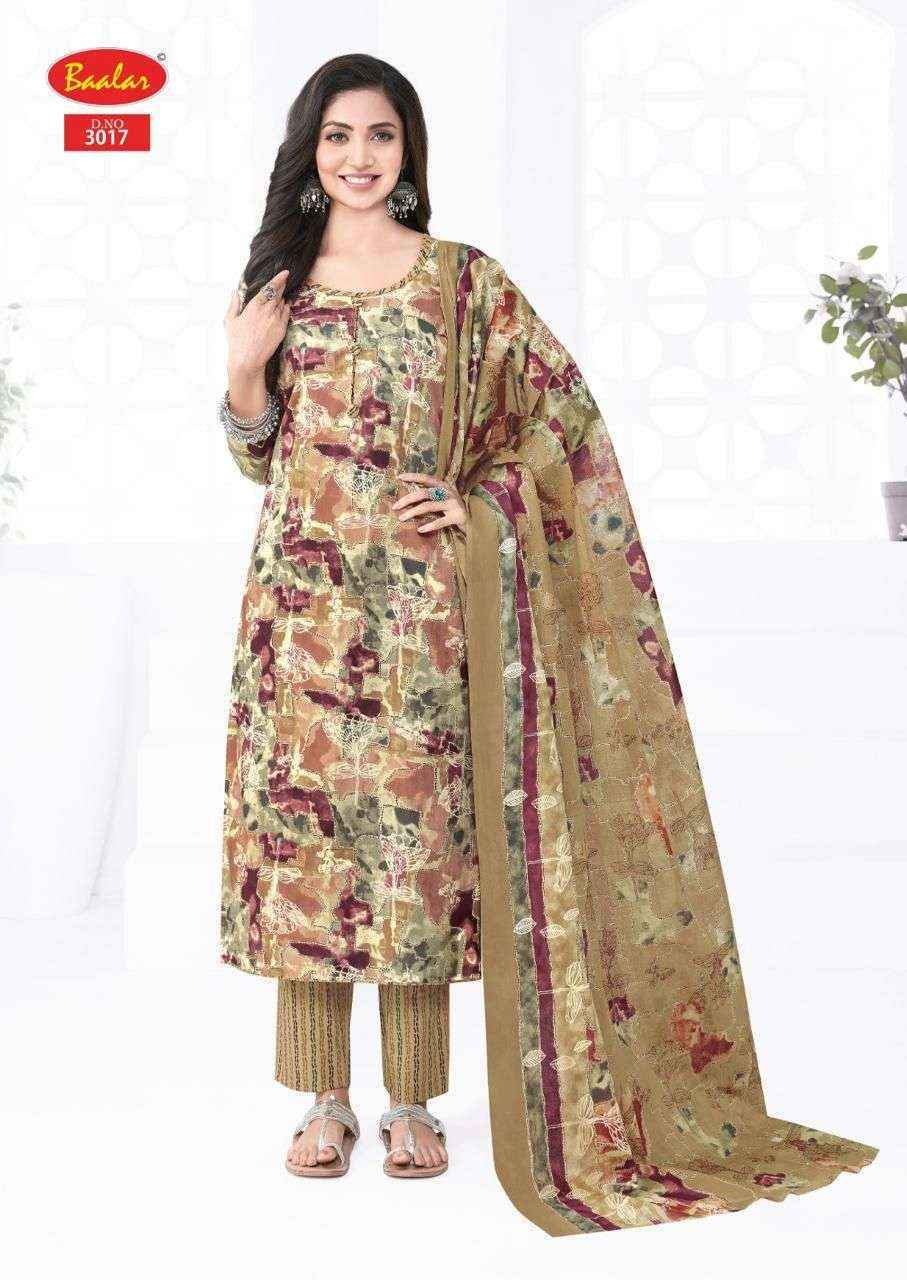 Baalar Kashmir Cotton Vol-3 Cotton Dress Material (12 pcs Catalogue)