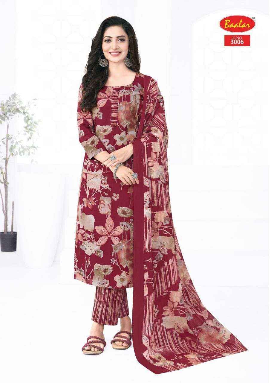 Baalar Kashmir Cotton Vol-3 Cotton Dress Material (12 pcs Catalogue)