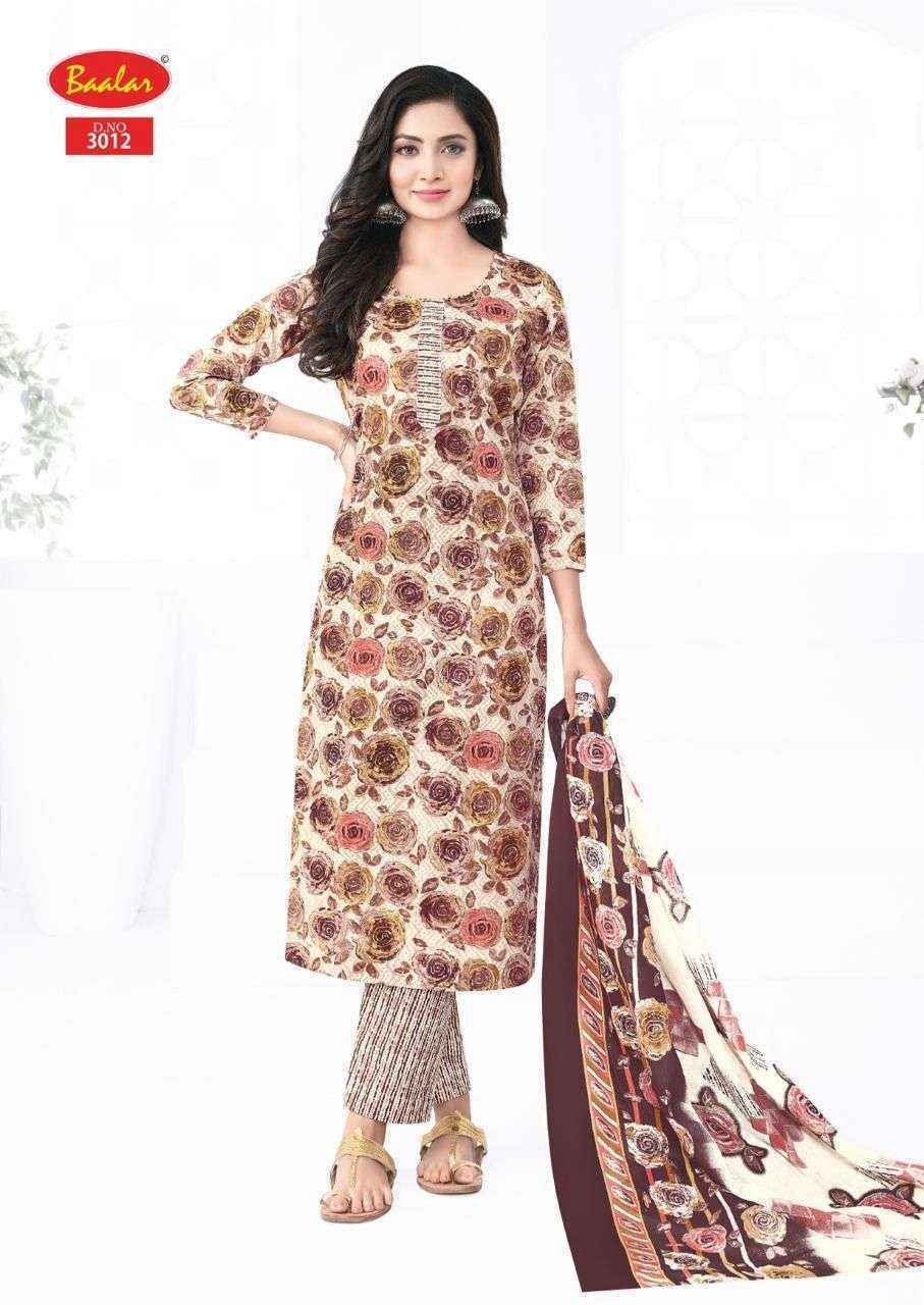Baalar Kashmir Cotton Vol-3 Cotton Dress Material (12 pcs Catalogue)