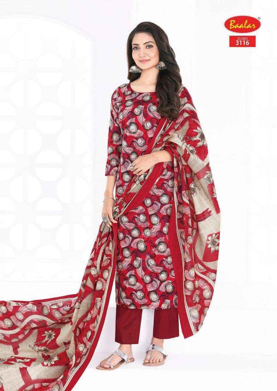 Baalar Kashmir Cotton Vol-3 Cotton Dress Material (12 pcs Catalogue)