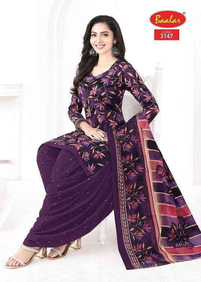 Baalar Zaara Patiyala Vol-31 Cotton Dress Material (18 pcs Catalogue)