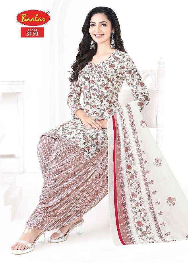 Baalar Zaara Patiyala Vol-31 Cotton Dress Material (18 pcs Catalogue)