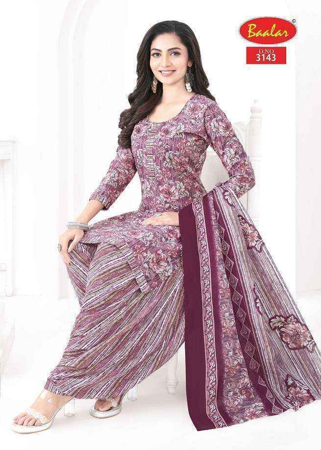 Baalar Zaara Patiyala Vol-31 Cotton Dress Material (18 pcs Catalogue)