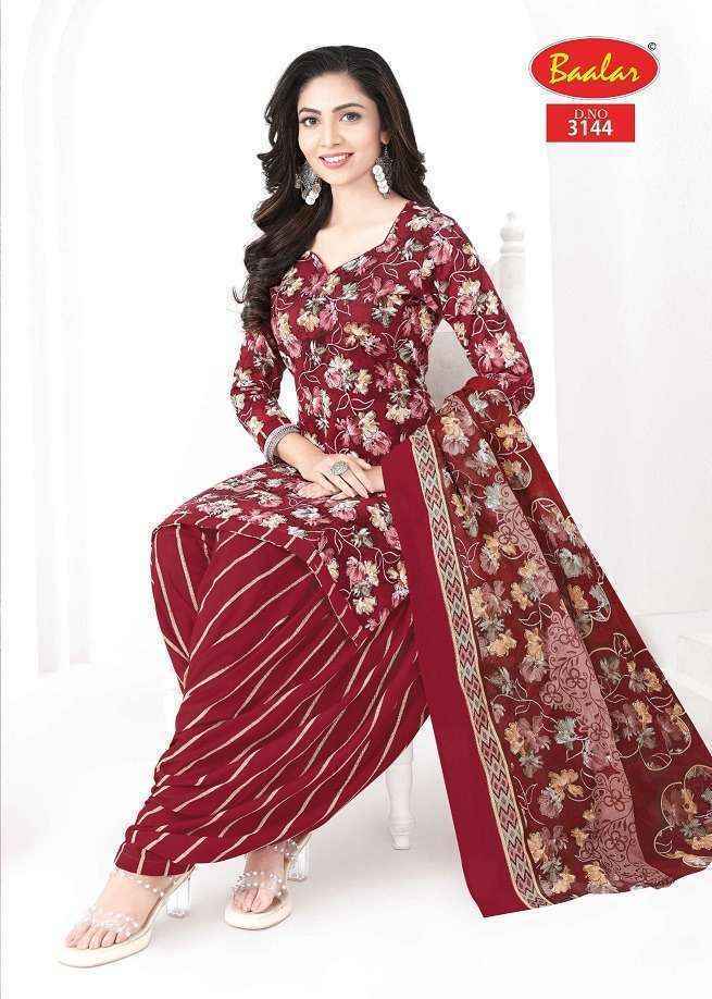Baalar Zaara Patiyala Vol-31 Cotton Dress Material (18 pcs Catalogue)