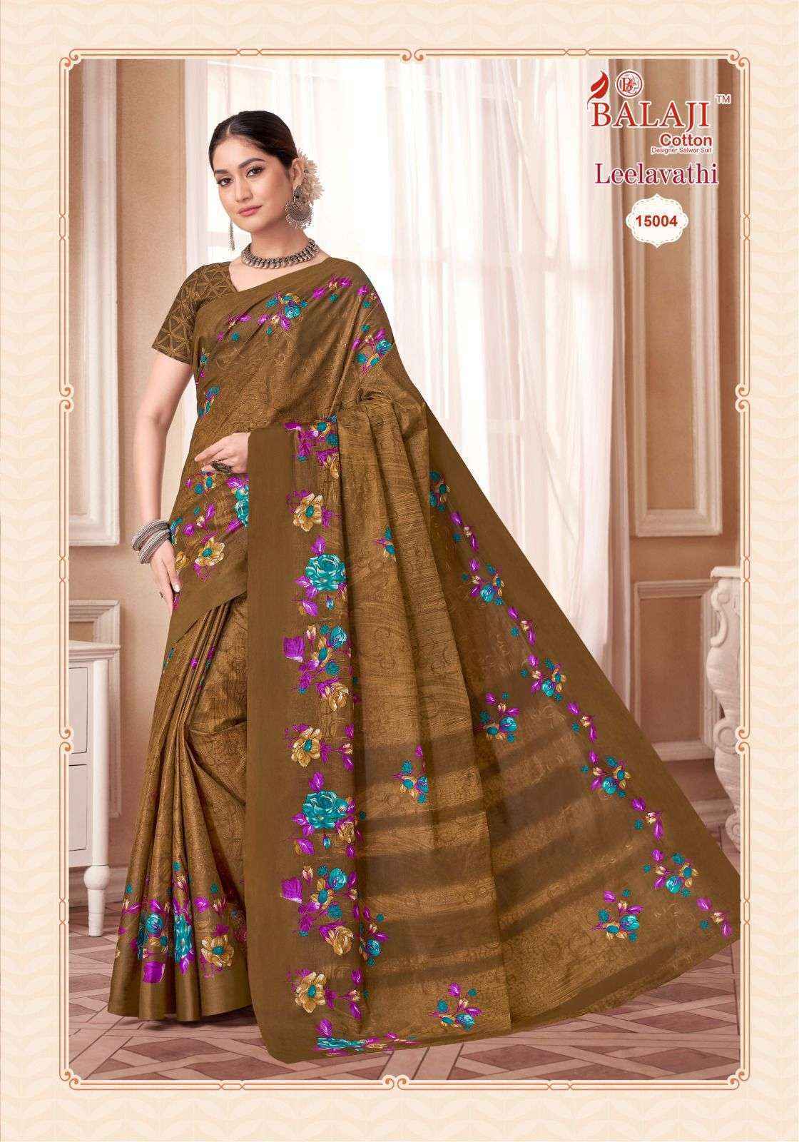 Balaji Leelavati Vol-15 Cotton Saree (20 pcs Catalogue)