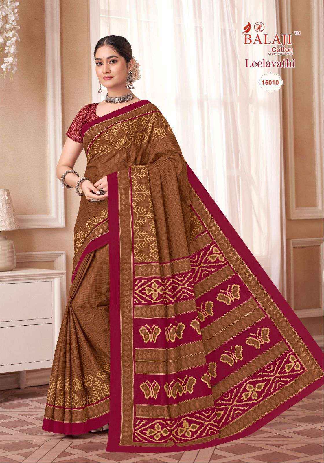 Balaji Leelavati Vol-15 Cotton Saree (20 pcs Catalogue)