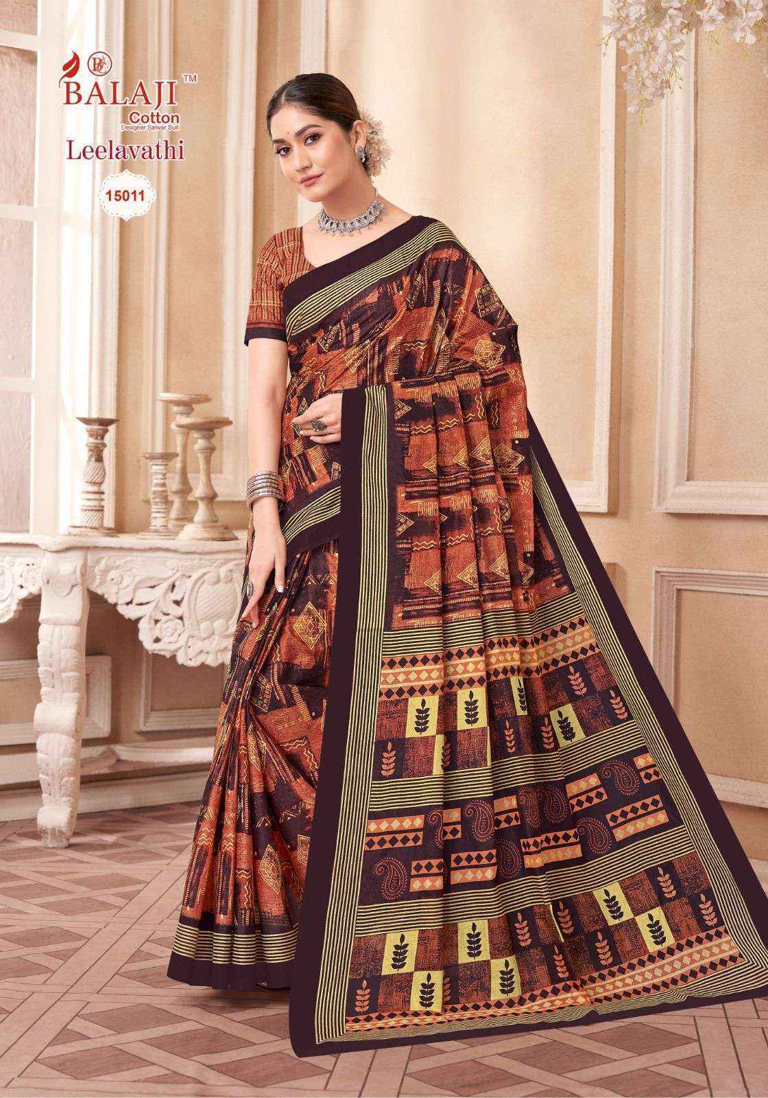 Balaji Leelavati Vol-15 Cotton Saree (20 pcs Catalogue)