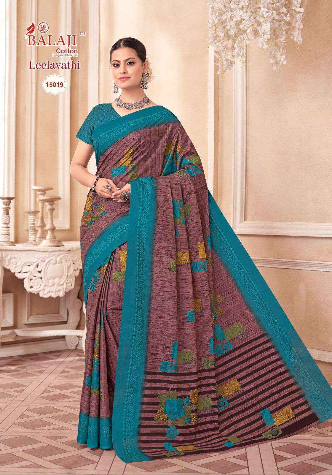 Balaji Leelavati Vol-15 Cotton Saree (20 pcs Catalogue)